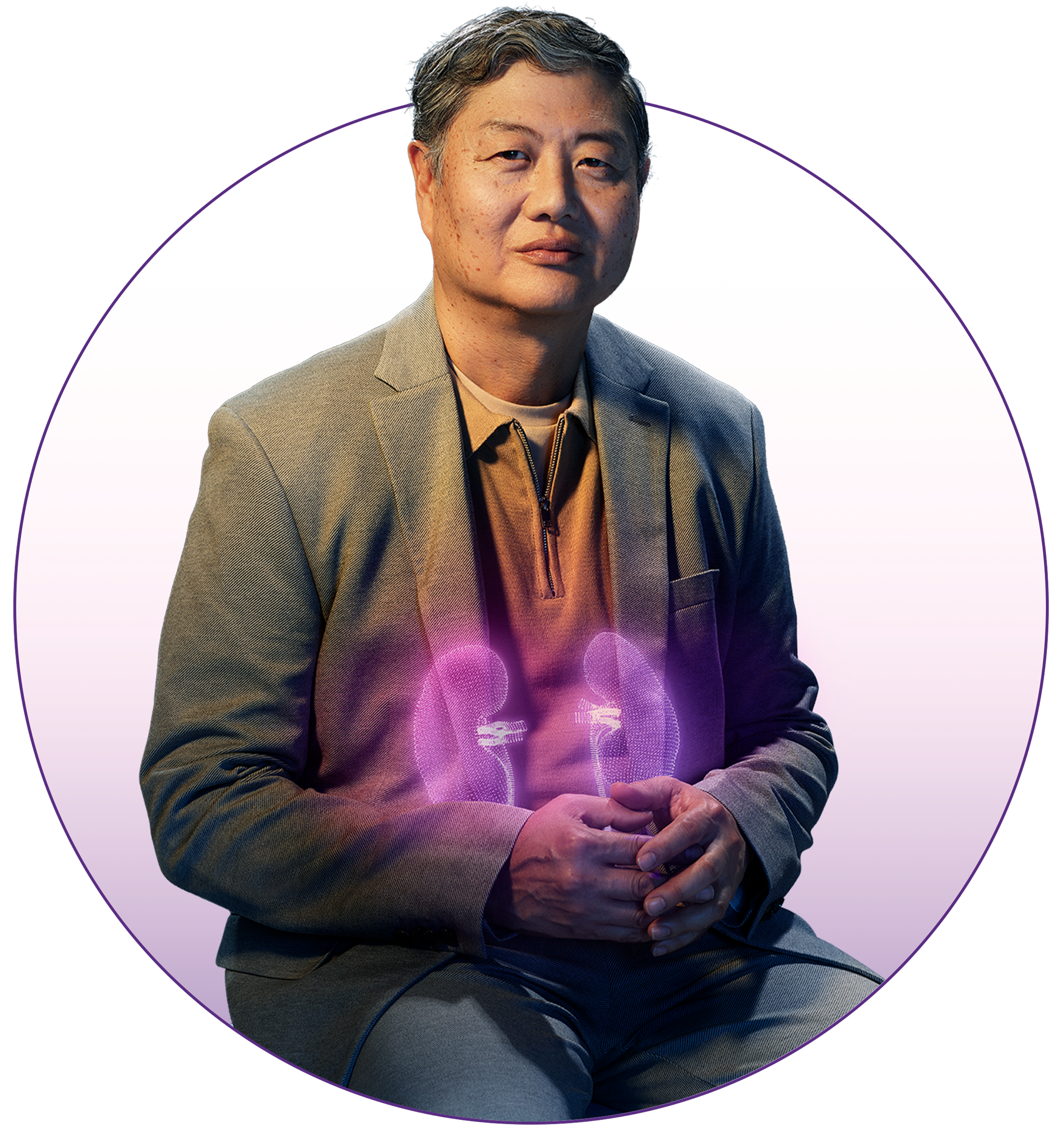 Male chronic kidney disease patient